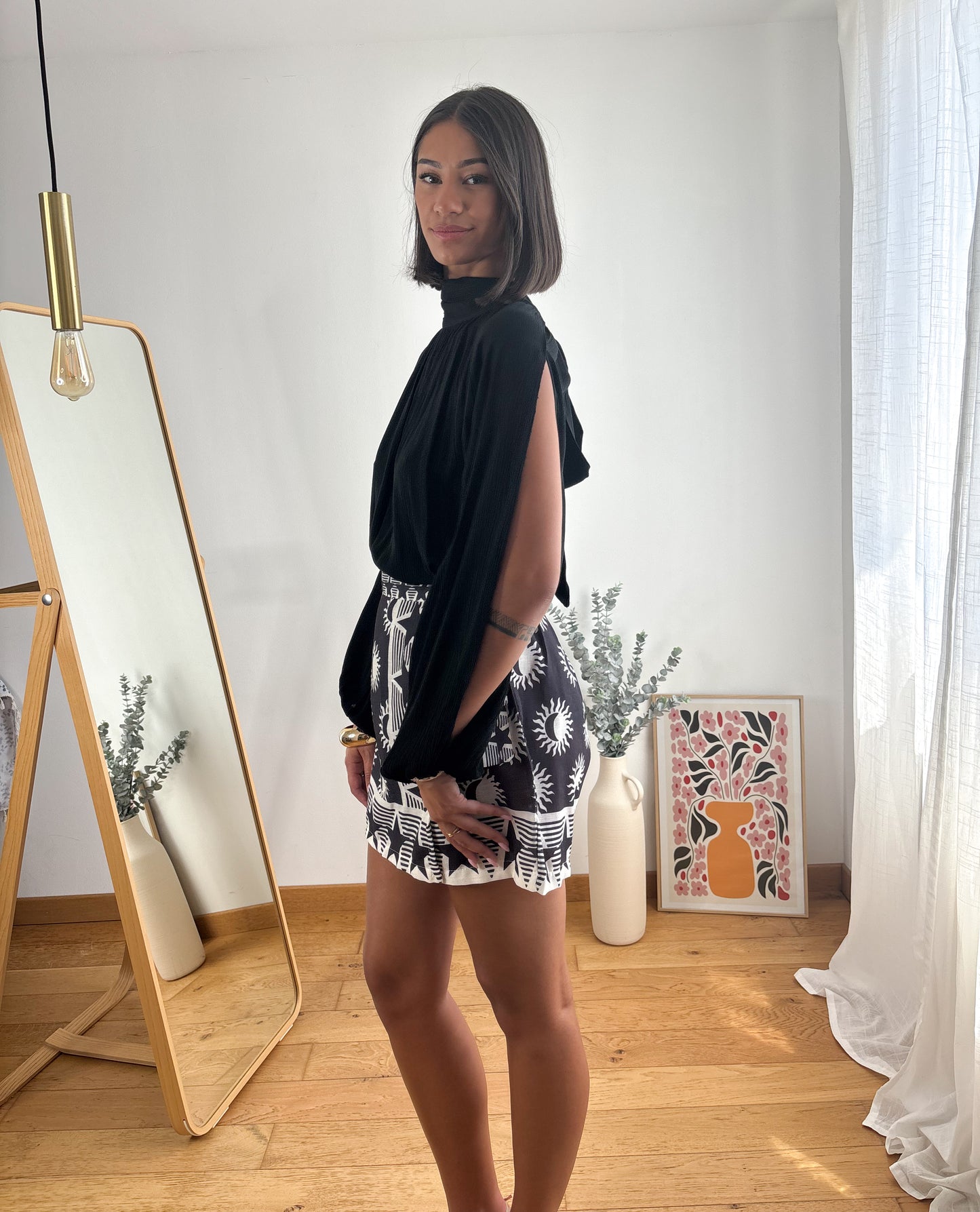 Blouse Malika Noire