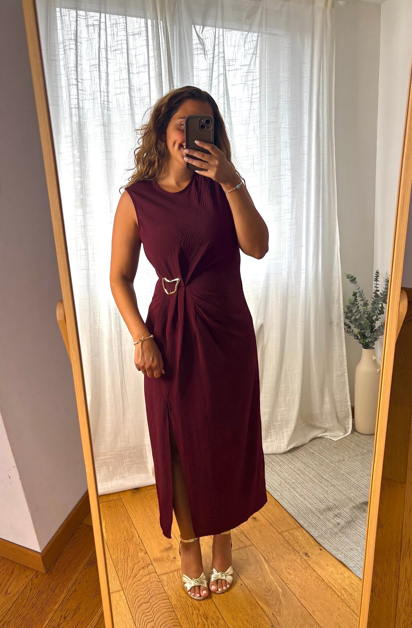 Robe Sana Bordeaux