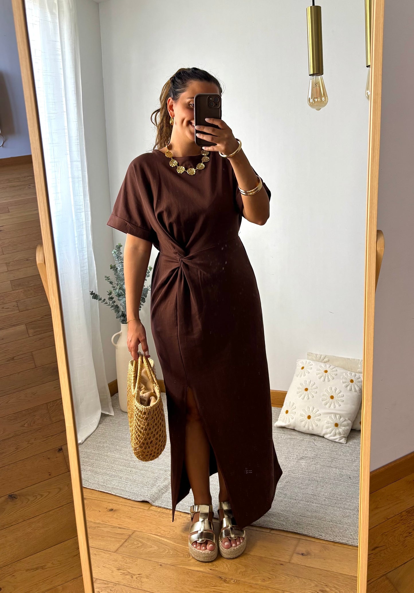 Robe Céline Marron