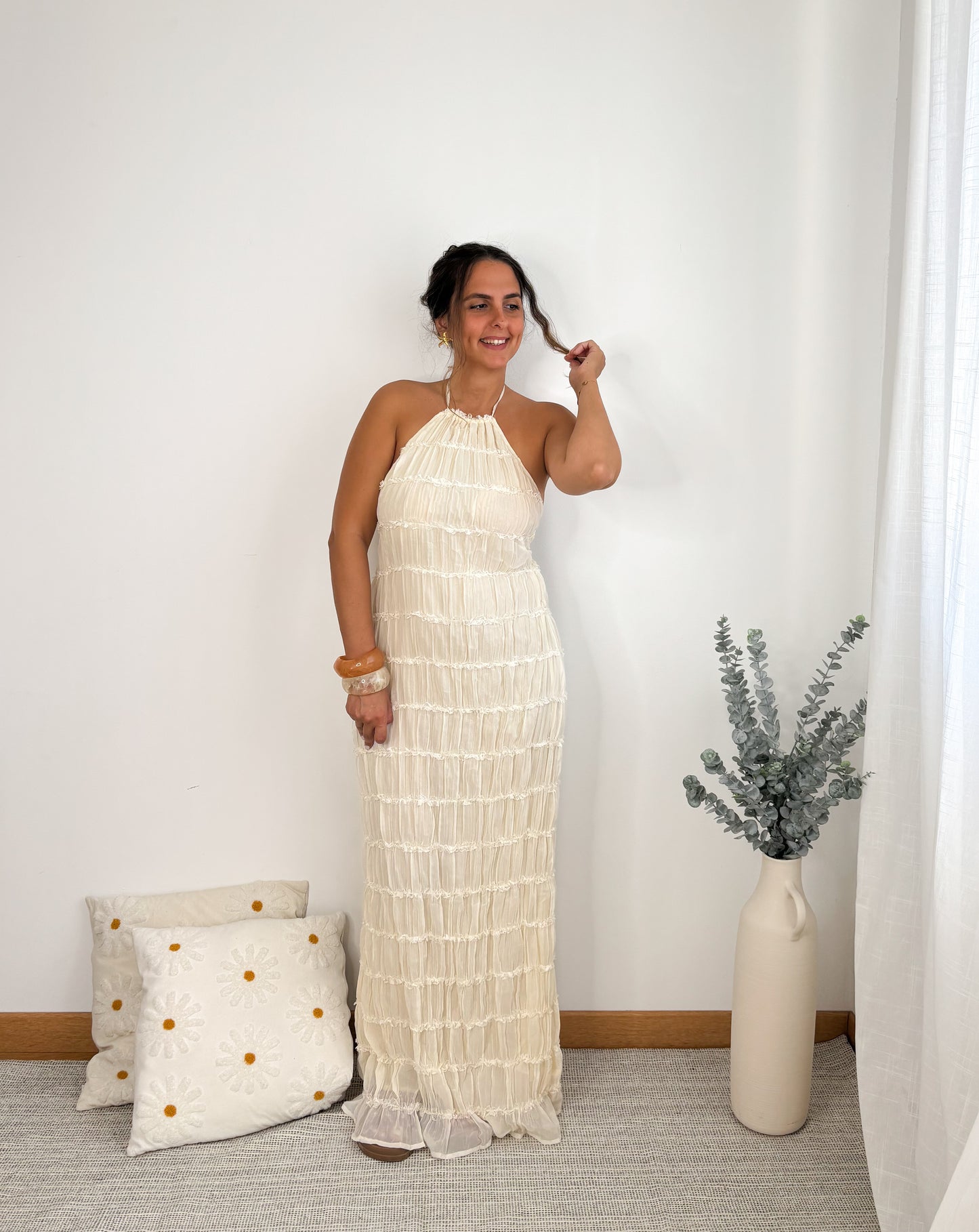 Robe Alia écru