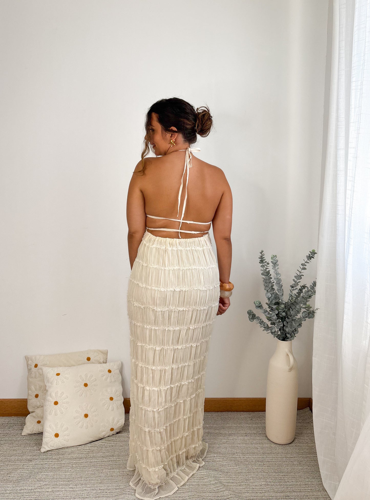 Robe Alia écru