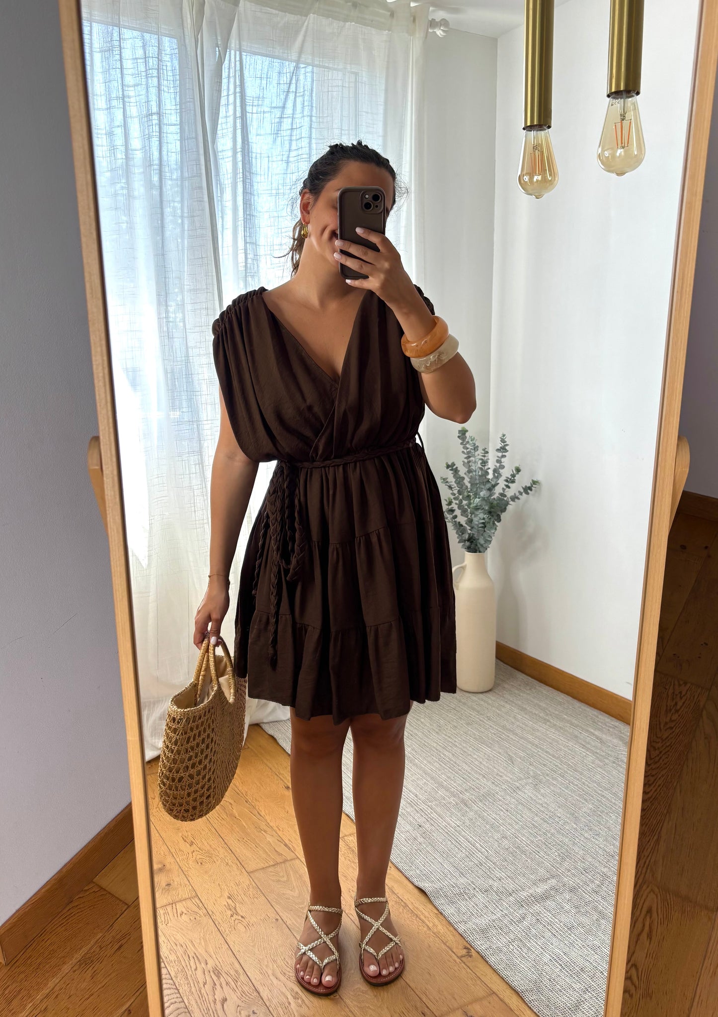 Robe Rina Marron