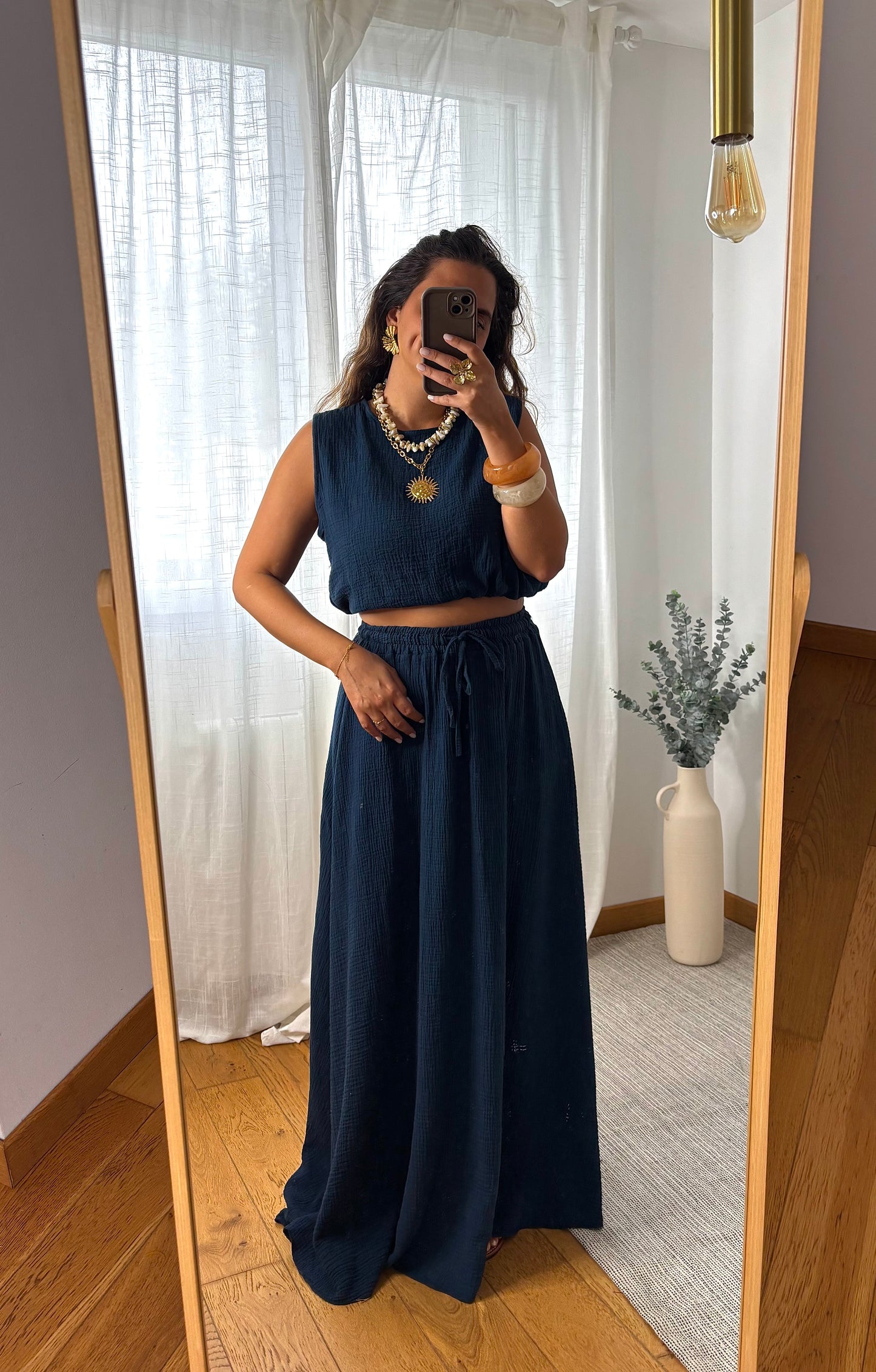 Ensemble Mina bleu marine