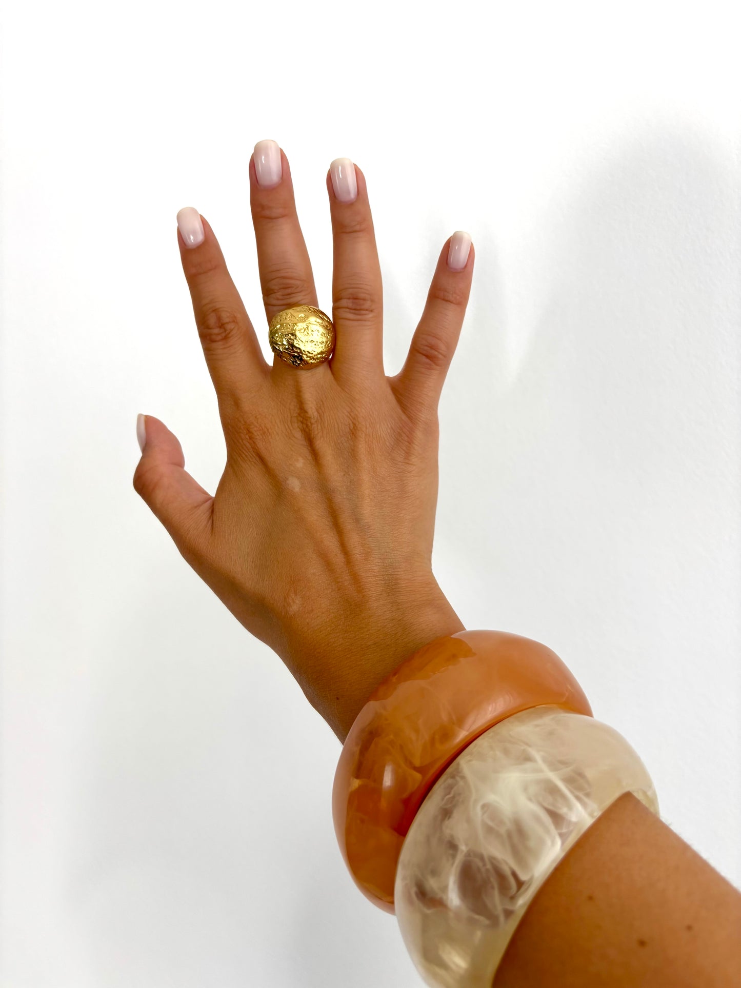 Bague Ronde dorée