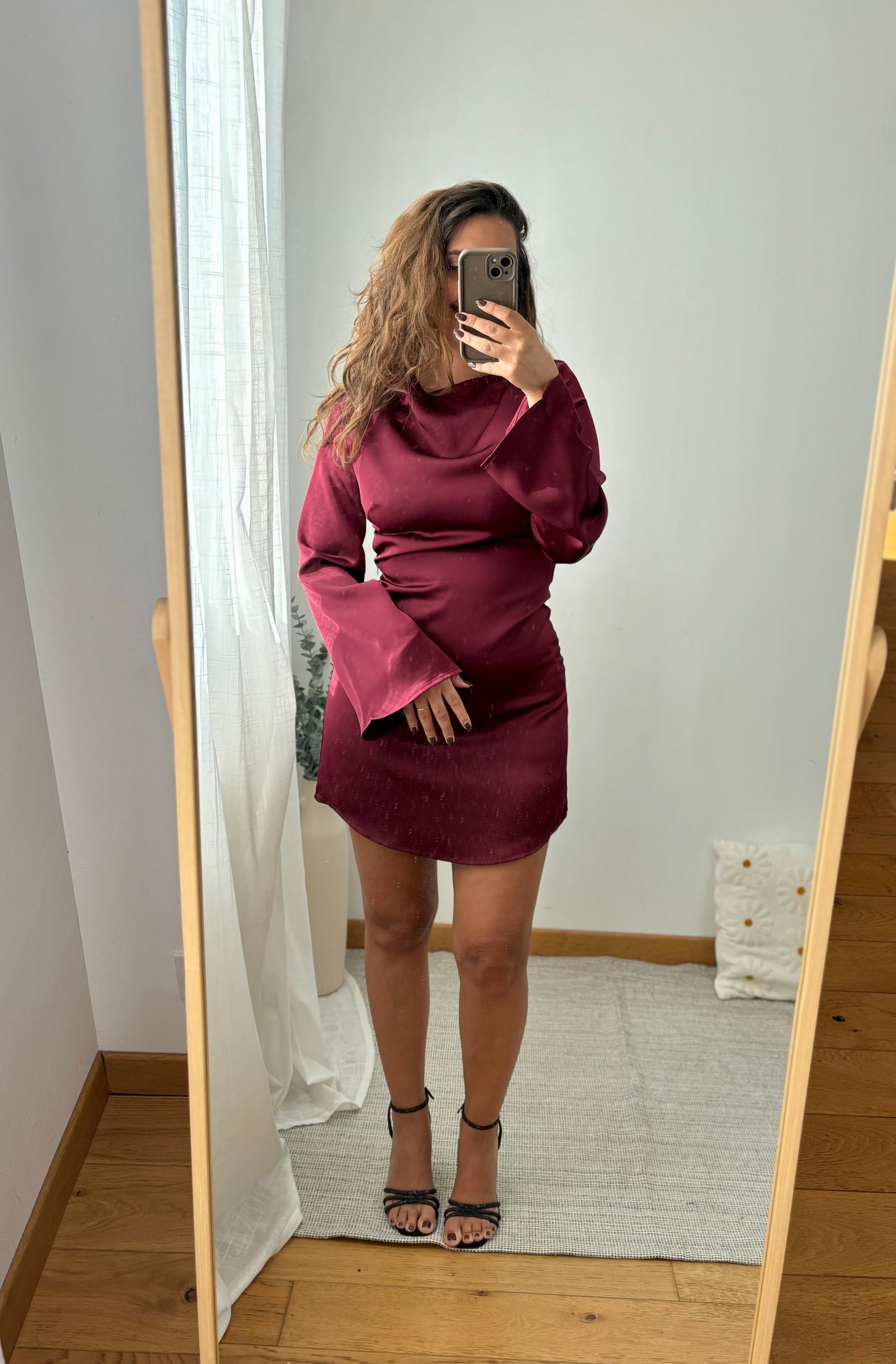 Robe Kenza Bordeaux
