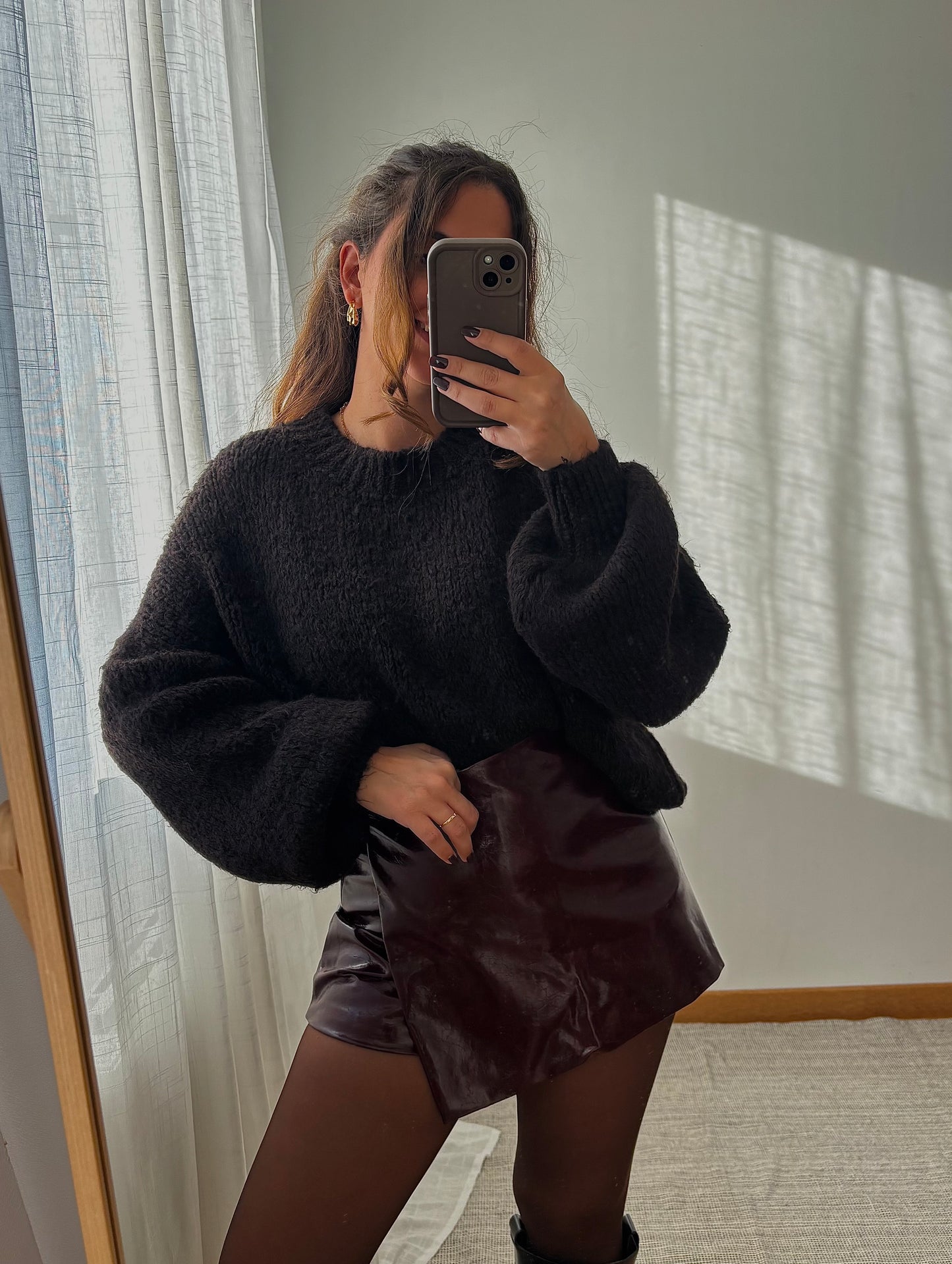 Pull Eva Marron foncé