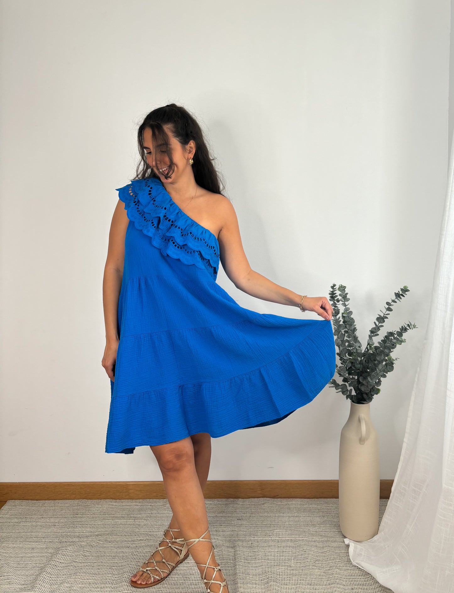 Robe Alma Bleu Roi GRANDE