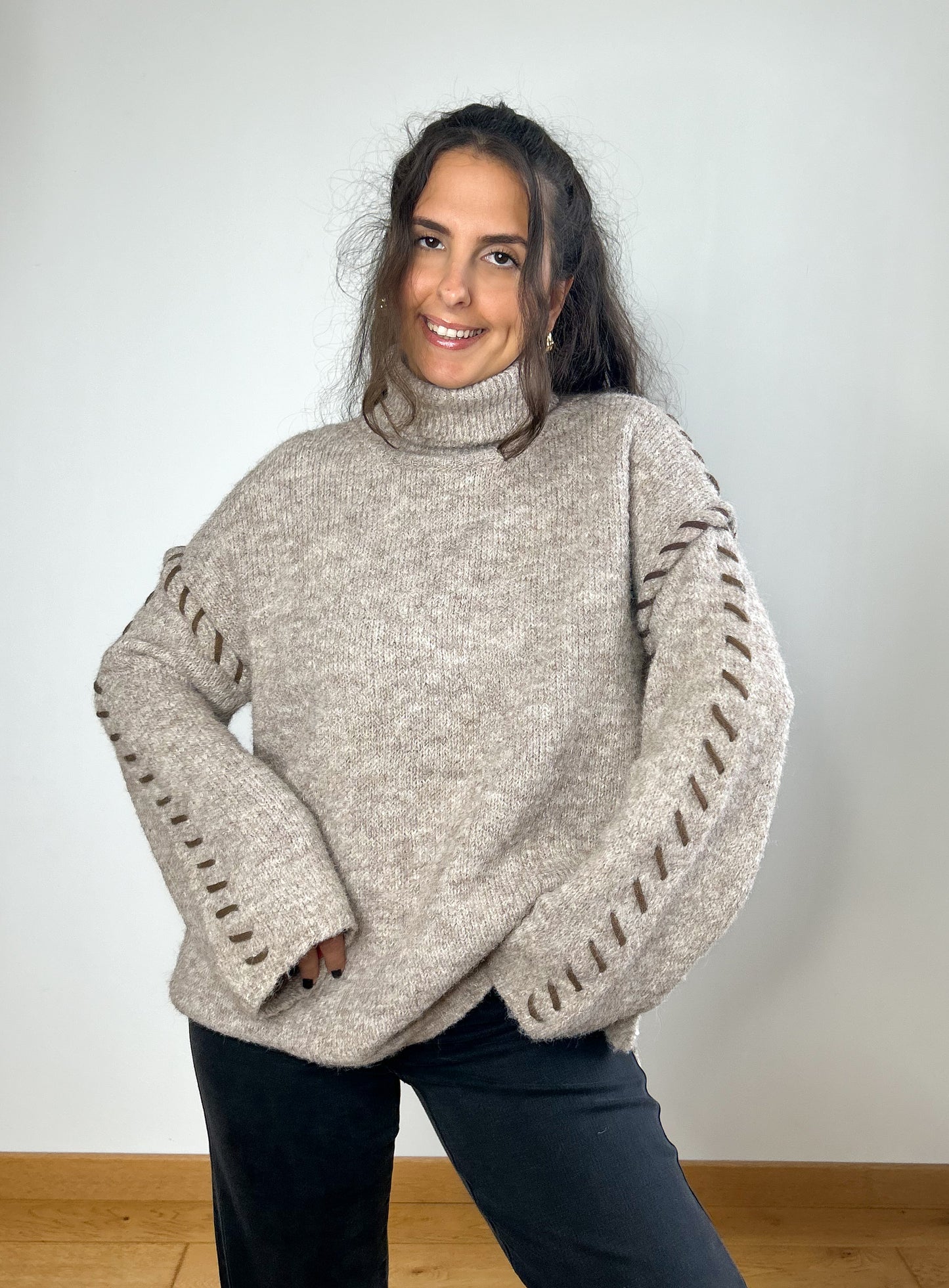 Pull Sidonie Taupe