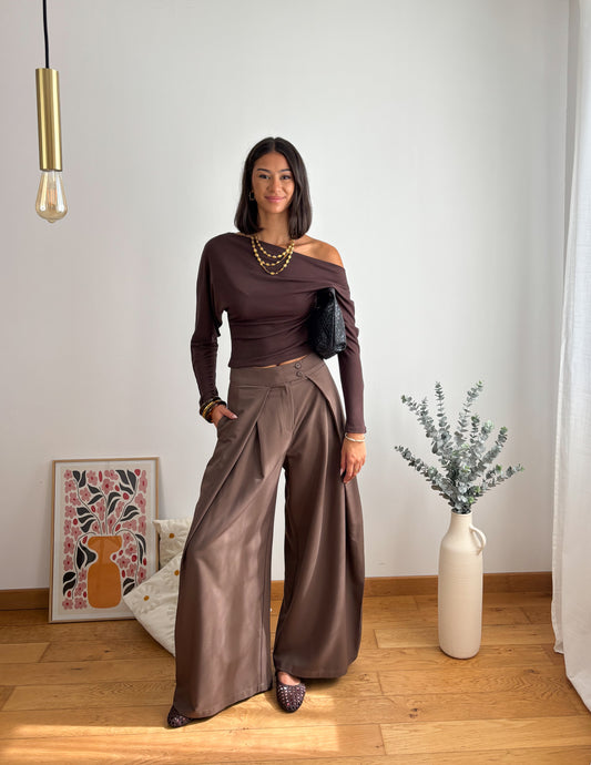 Pantalon Noah - Marron