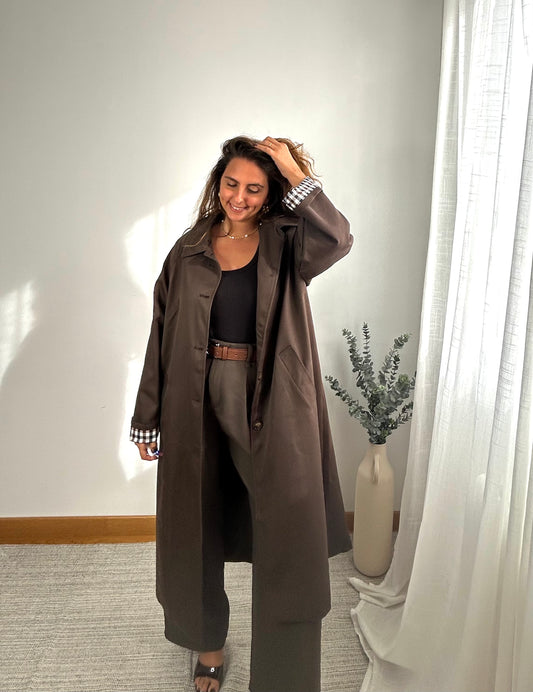 Trench Mia chocolat