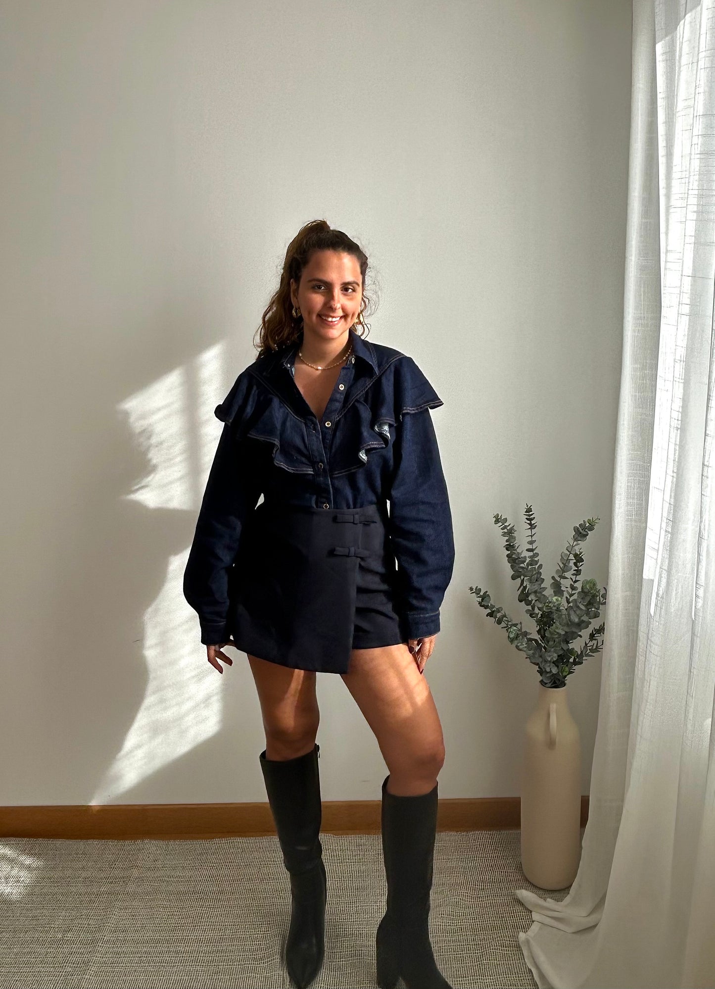 Jupe-short Caly Navy