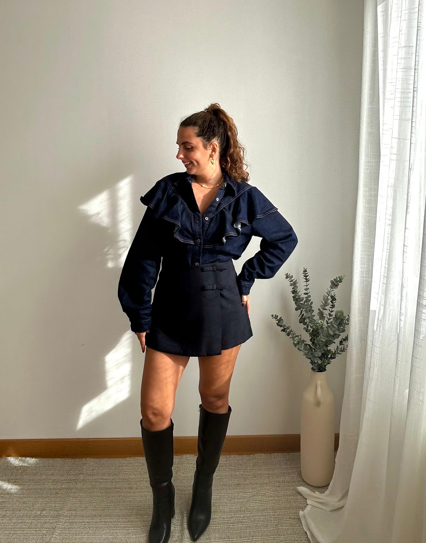 Jupe-short Caly Navy