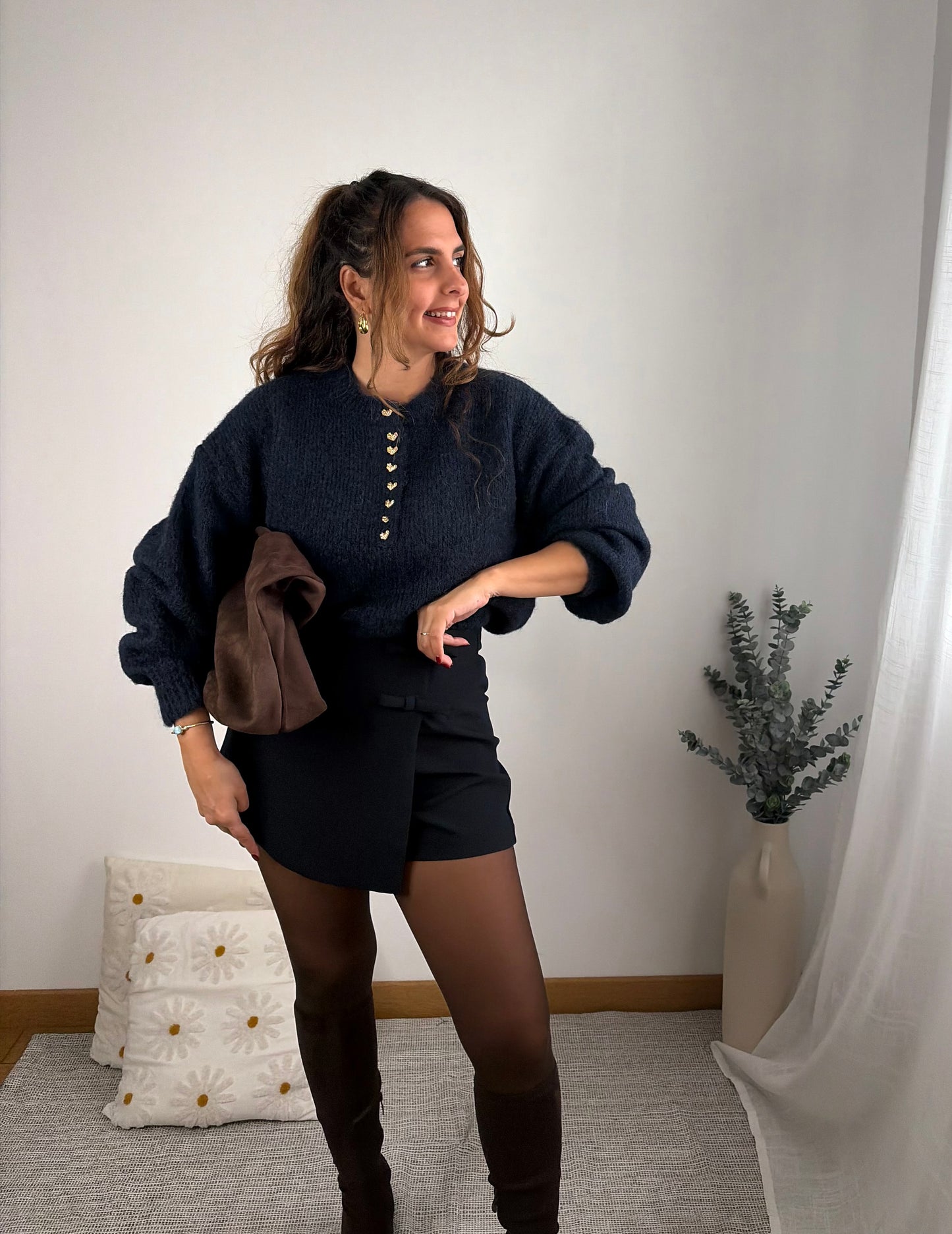 Gilet Hallie bleu marine