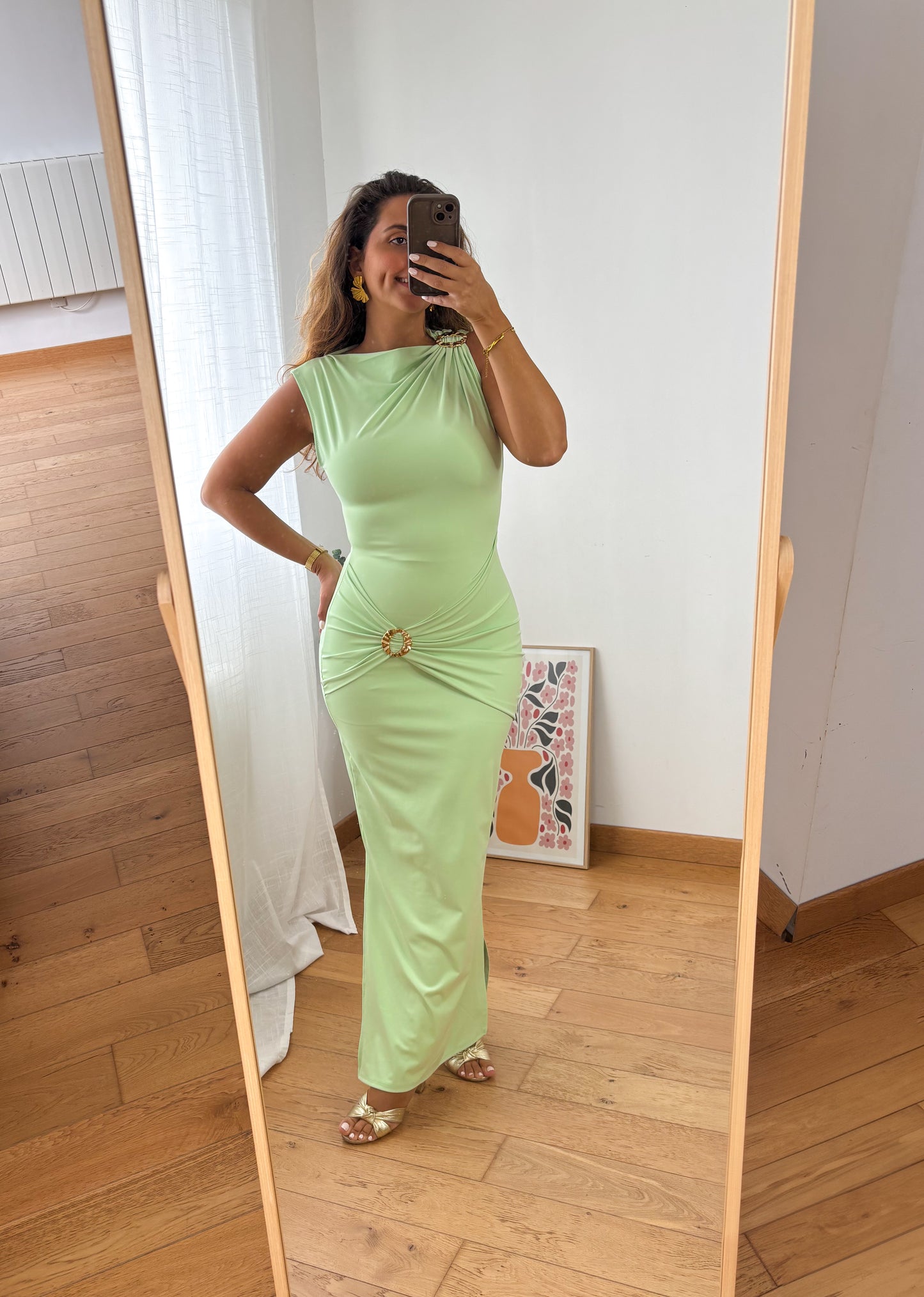 Robe Alicia Vert d'eau