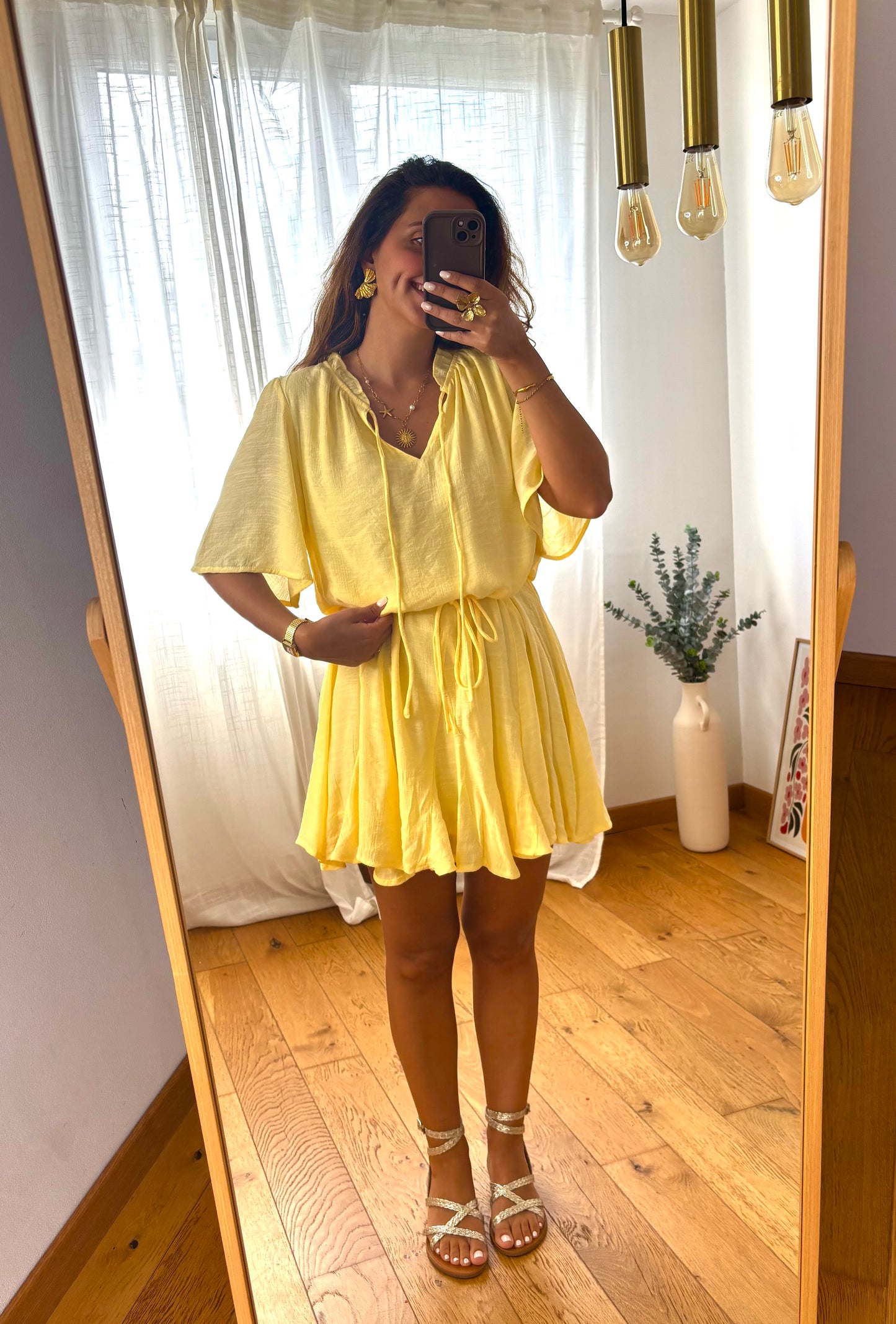 Robe Andréa Jaune