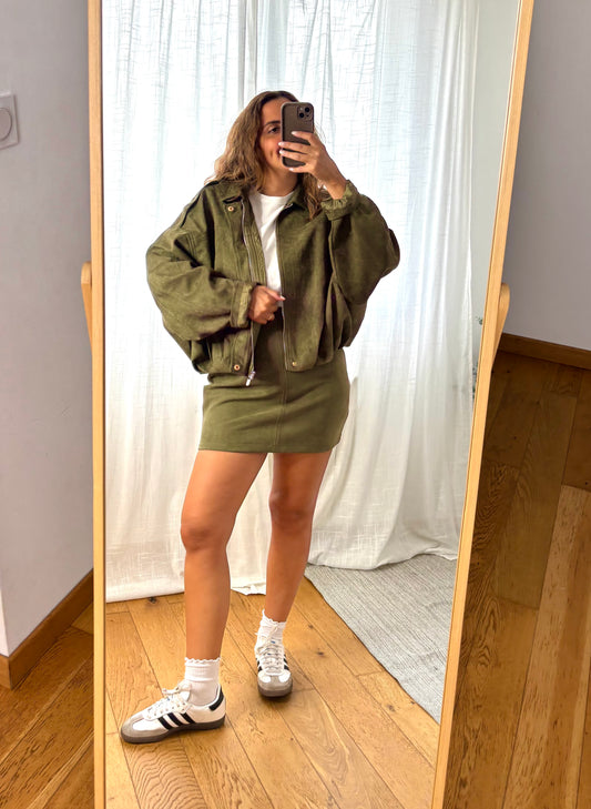 Veste Daim NOVA kaki