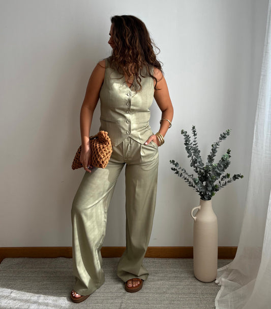 Gilet Lois Kaki