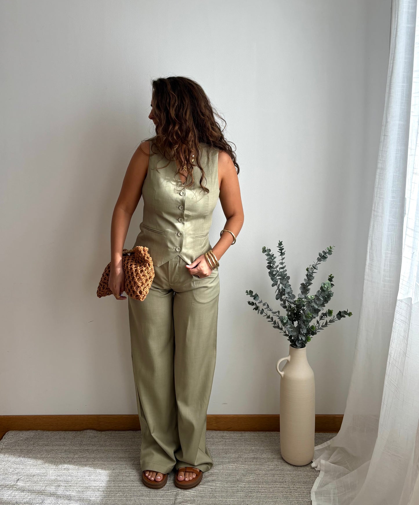 Gilet Lois Kaki
