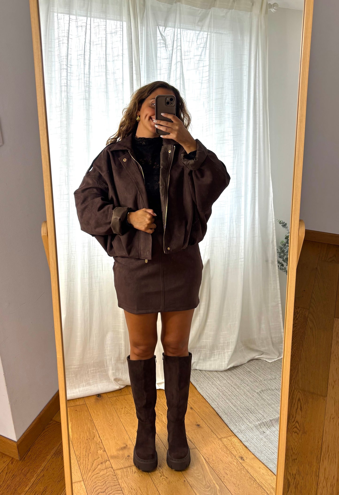 Veste Daim NOVA chocolat