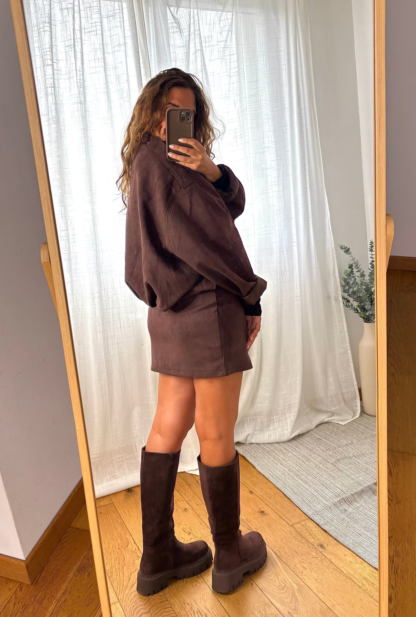 Veste Daim NOVA chocolat