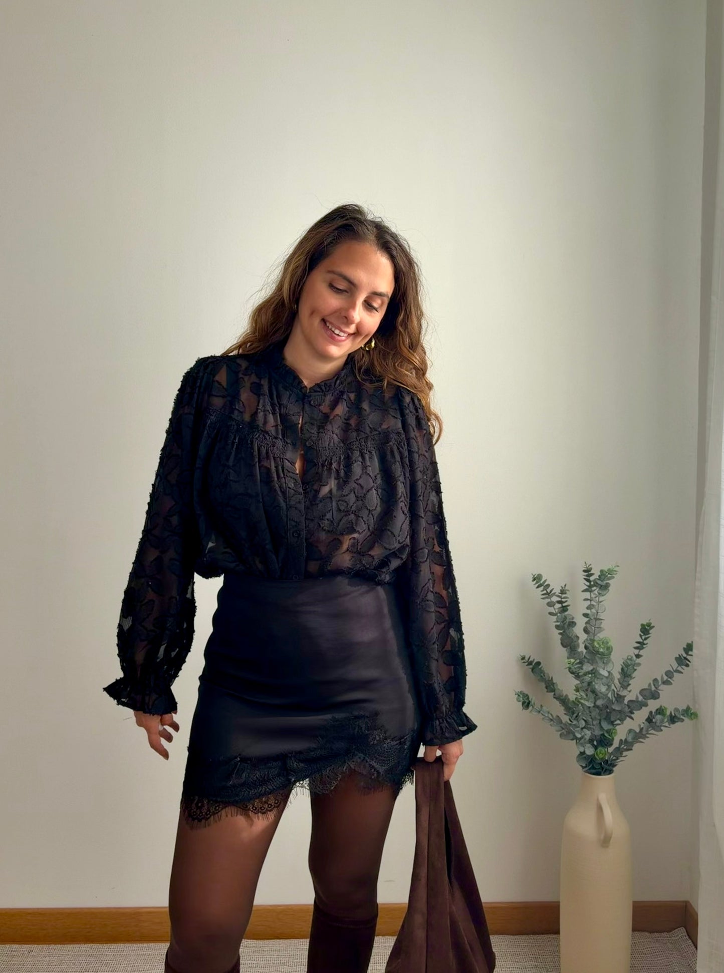 Jupe-short Azalée Noir