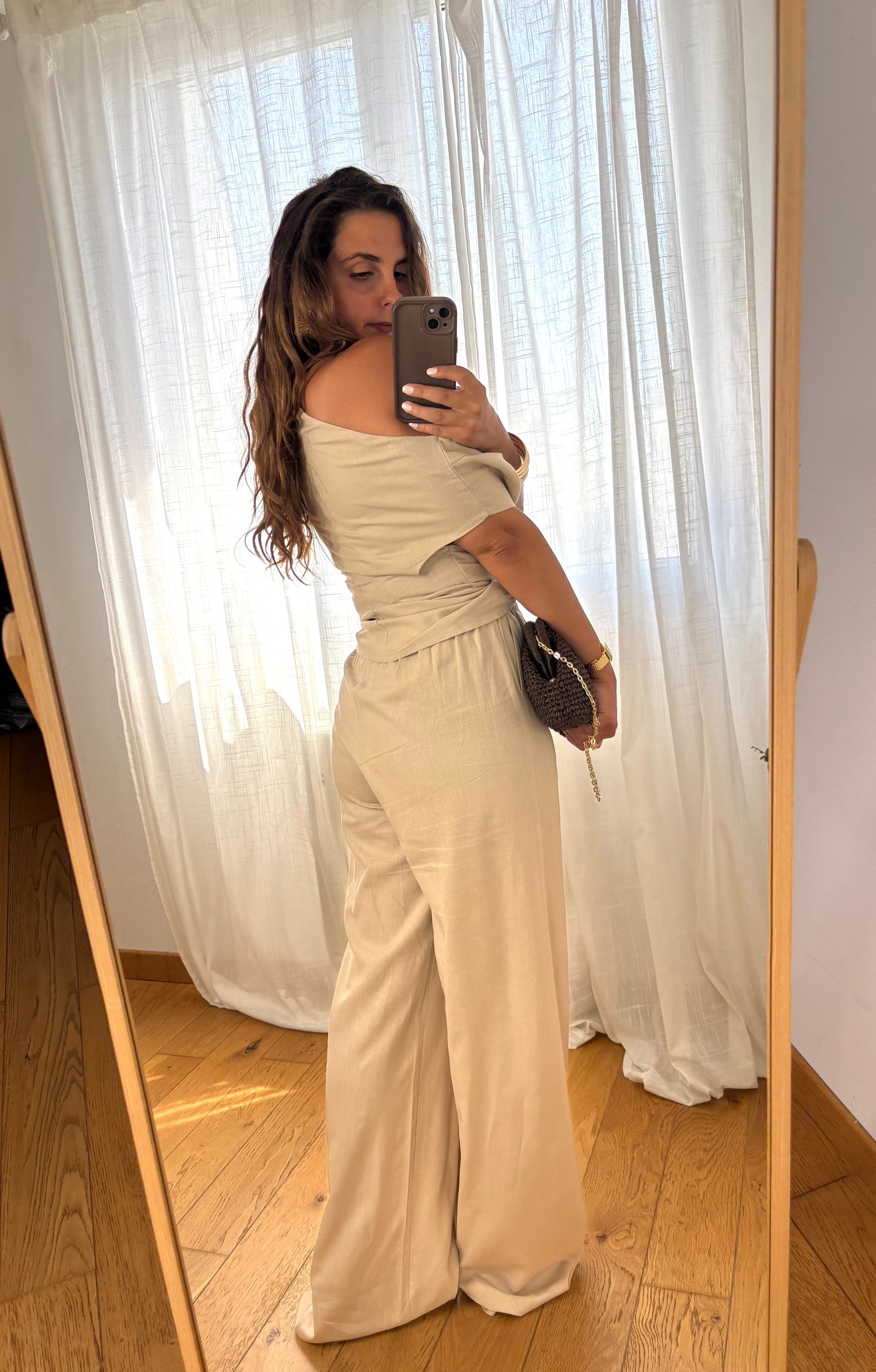 Pantalon Nina Beige