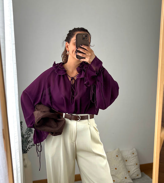 Blouse Carla Burgundy