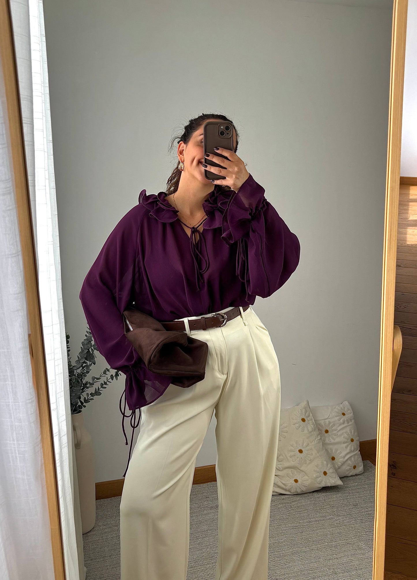 Blouse Carla Burgundy