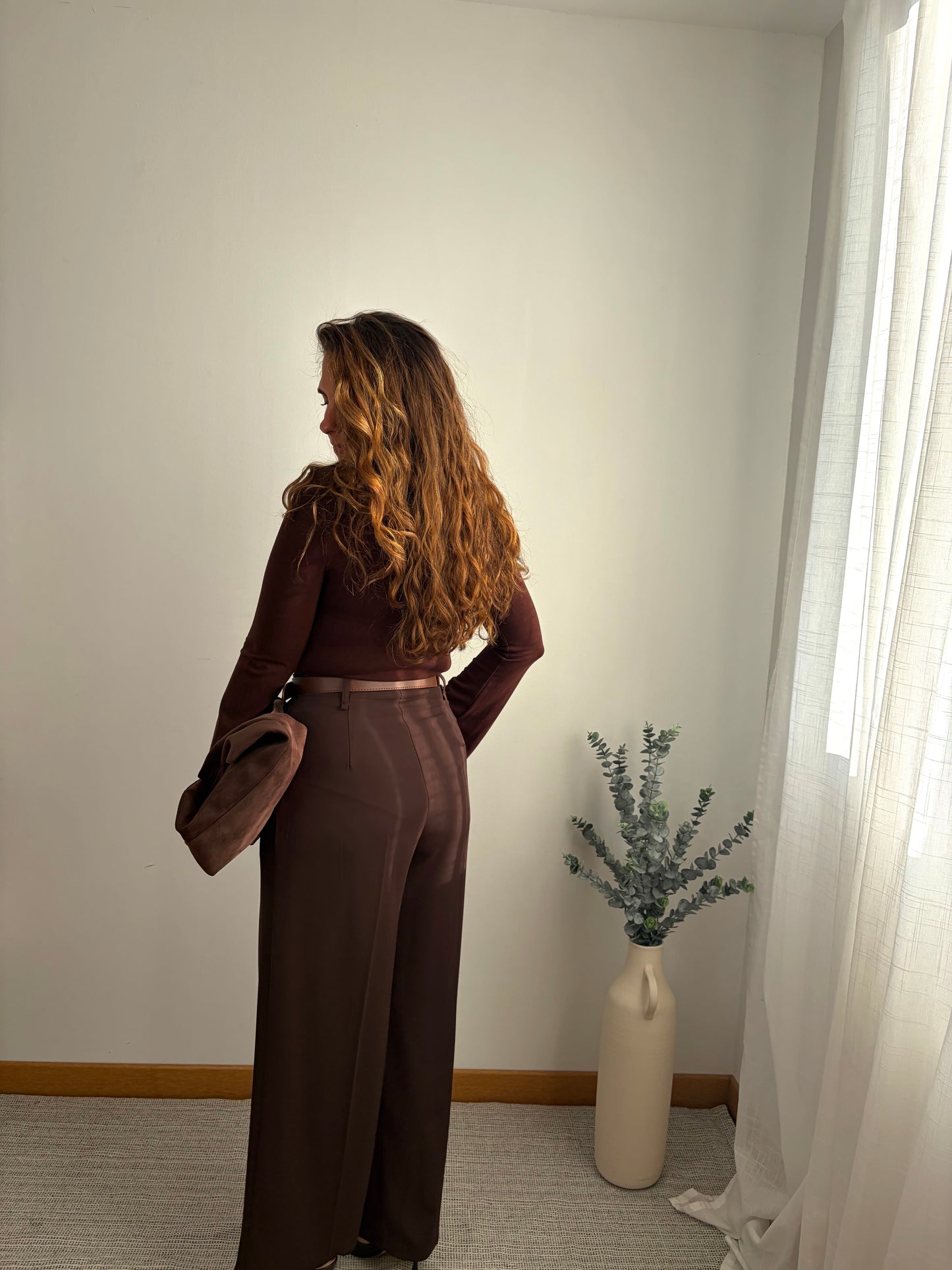 Pantalon Célia chocolat