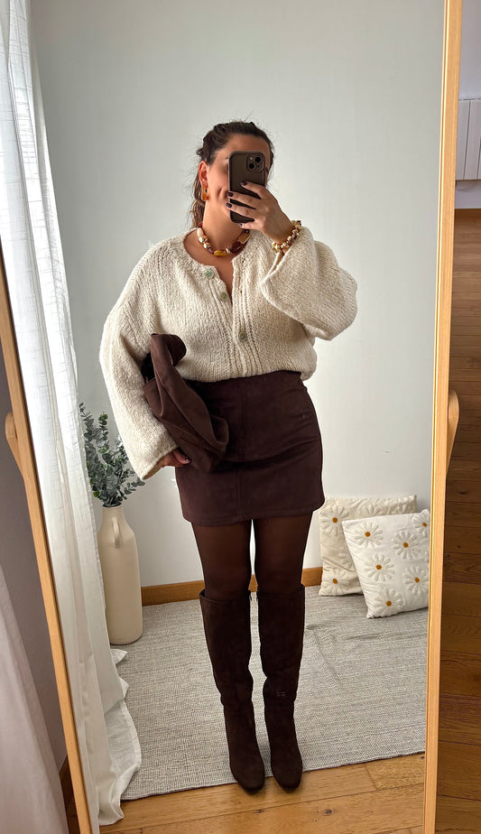 Gilet Lily Écru