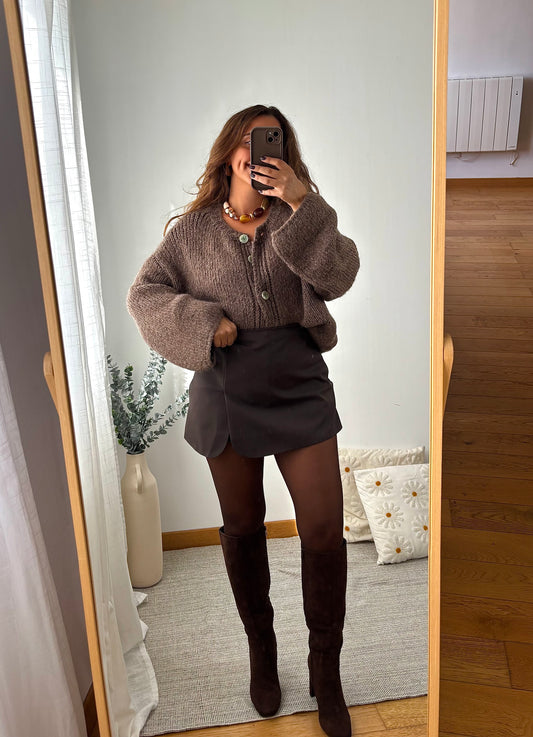 Gilet Lily Marron clair