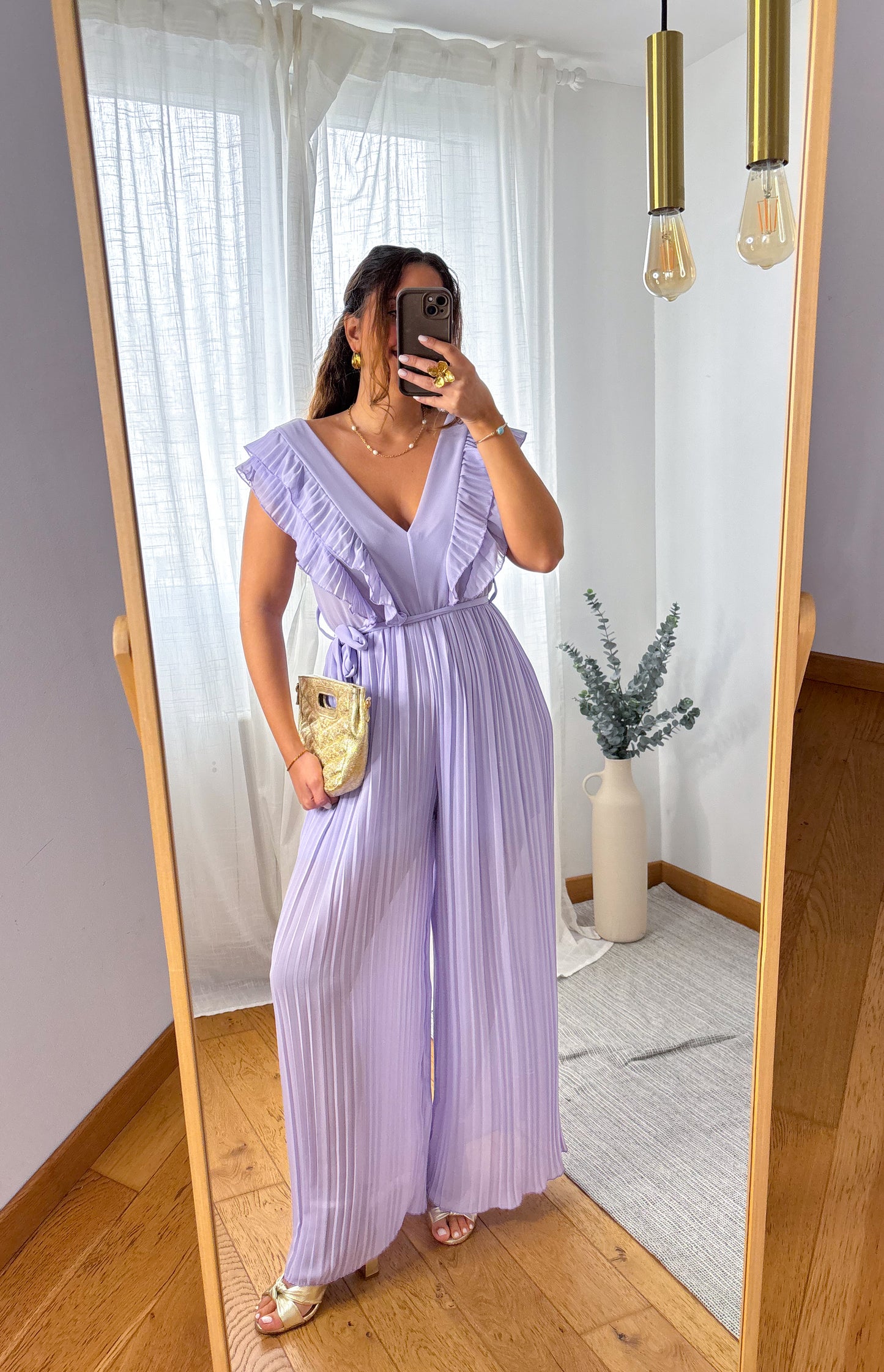 Combinaison Arianna Lilas