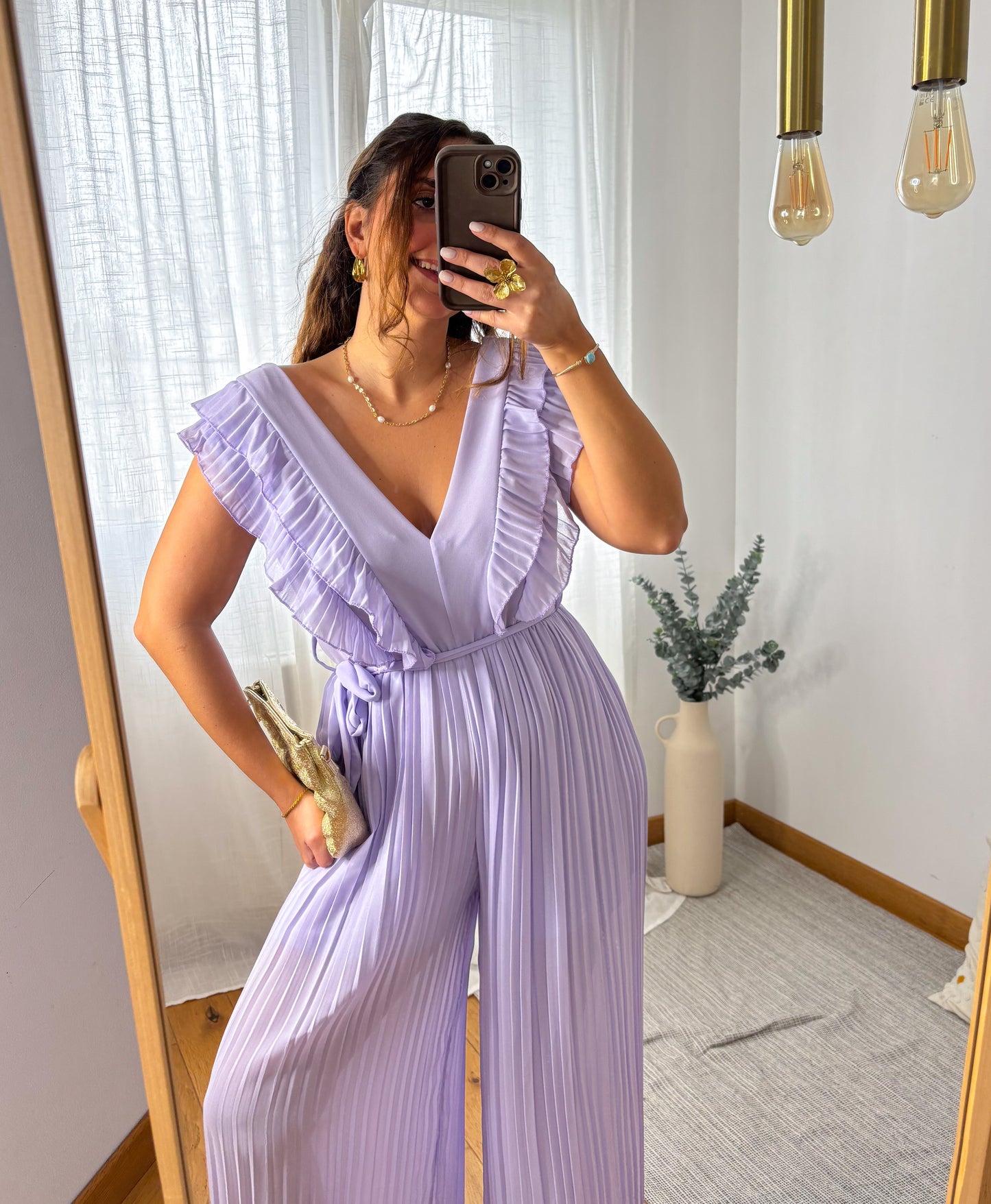 Combinaison Arianna Lilas