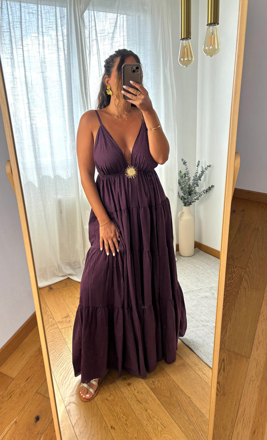 Robe Sun Aubergine