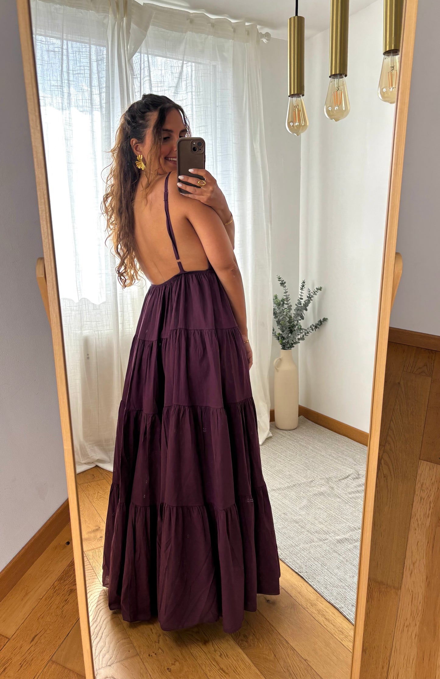 Robe Sun Aubergine