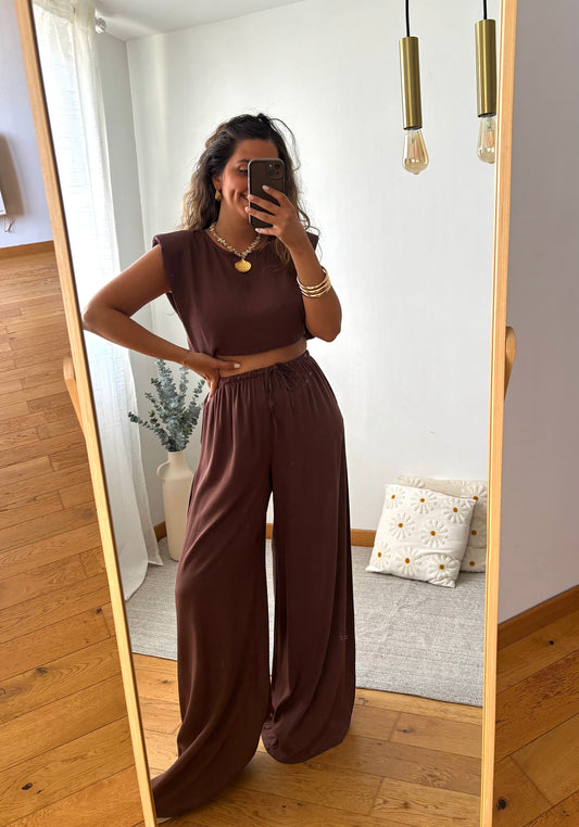 Ensemble Salma Marron