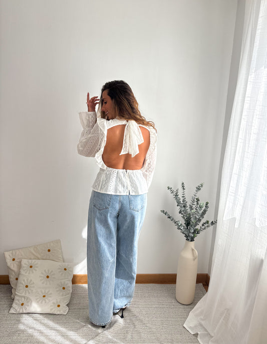 Blouse Mélodie Dos-nu