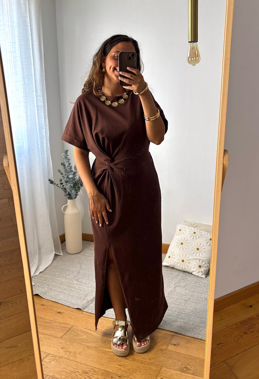 Robe Céline Marron