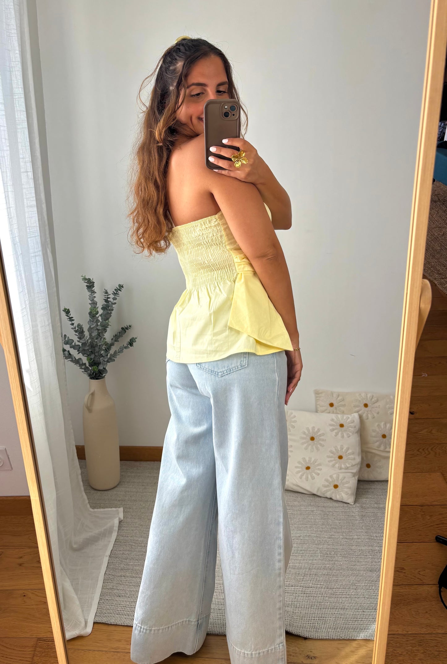 Top Andréa Jaune