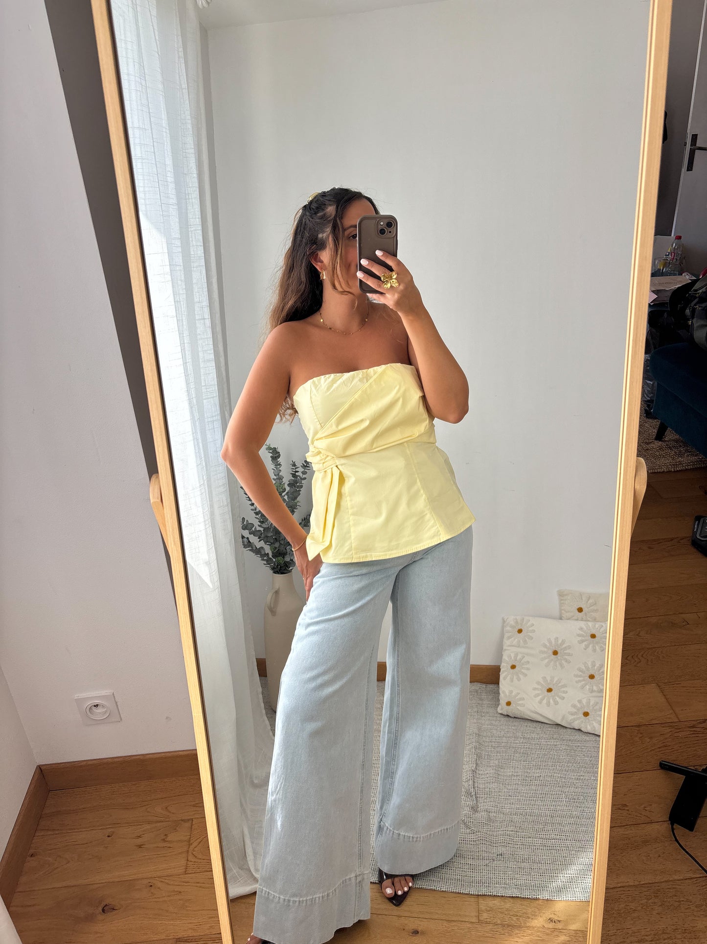 Top Andréa Jaune