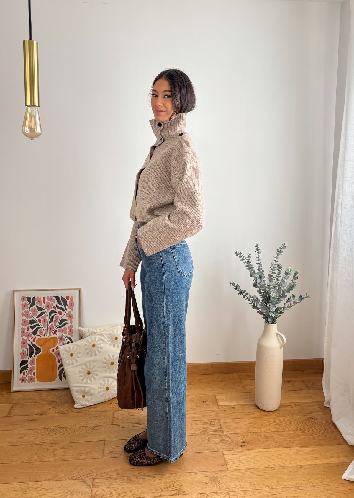 Pull Nour Taupe