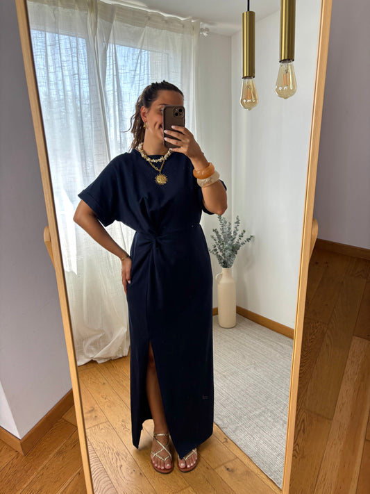 Robe Céline Bleu Marine