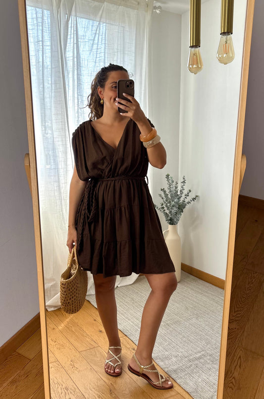 Robe Rina Marron
