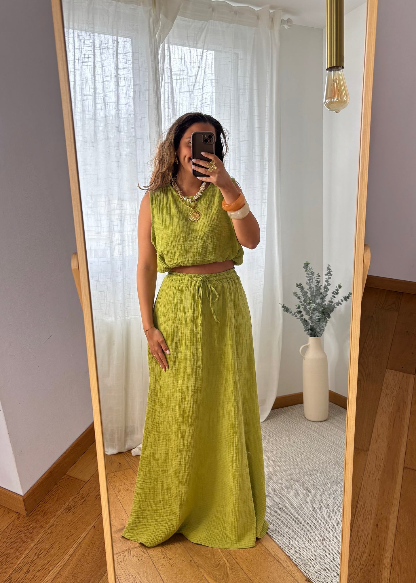 Ensemble Mina Vert Olive