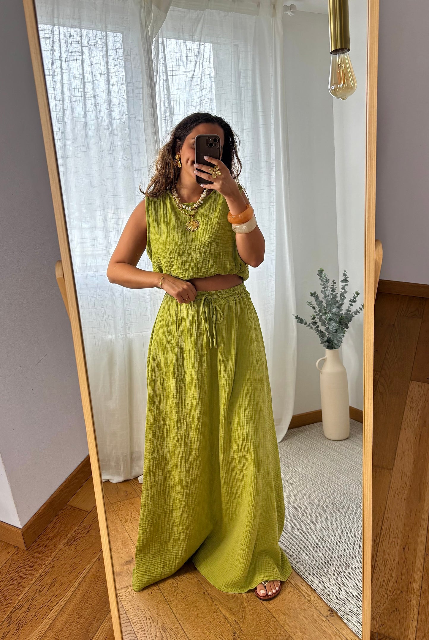Ensemble Mina Vert Olive