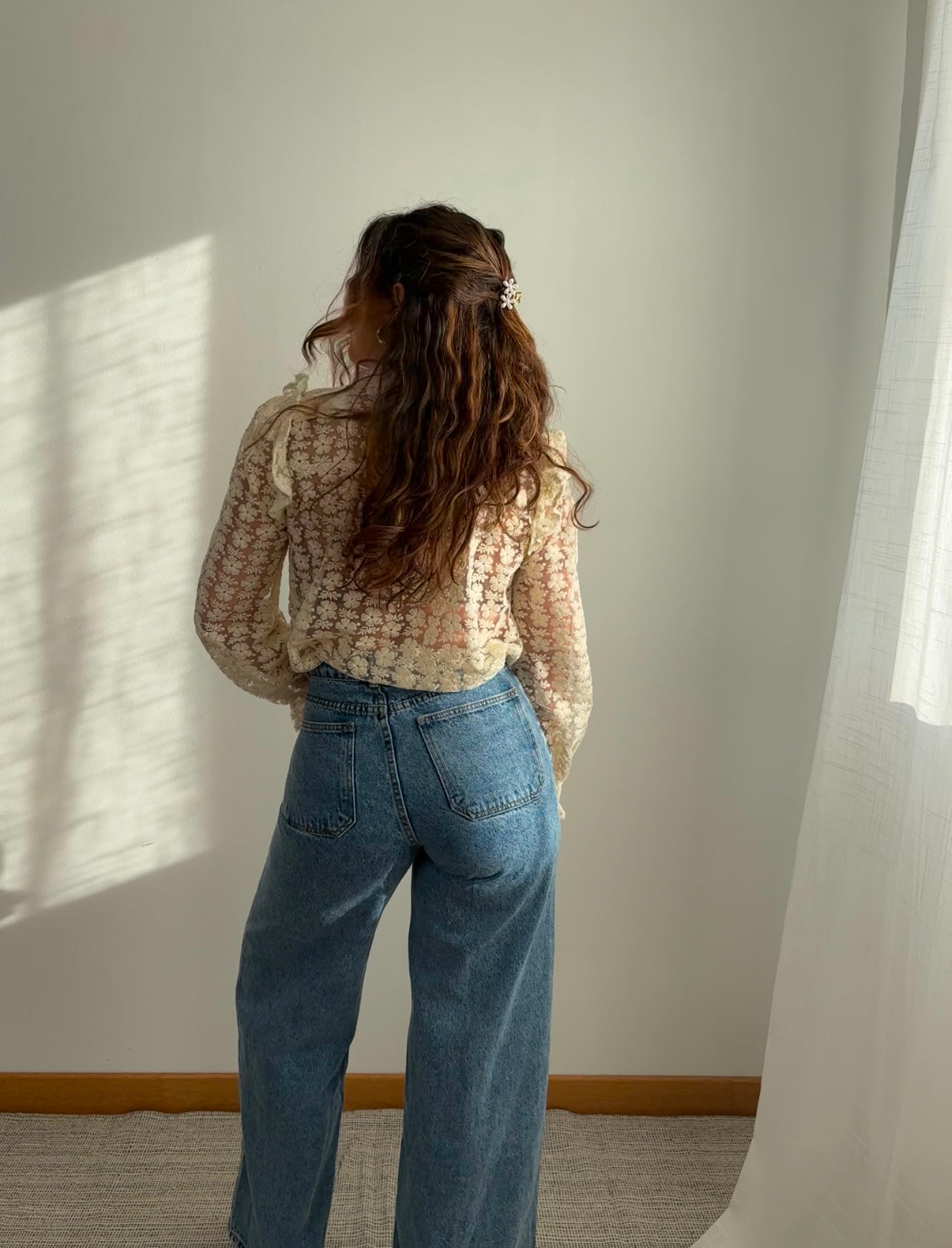 Jeans Wide Bleu Clair