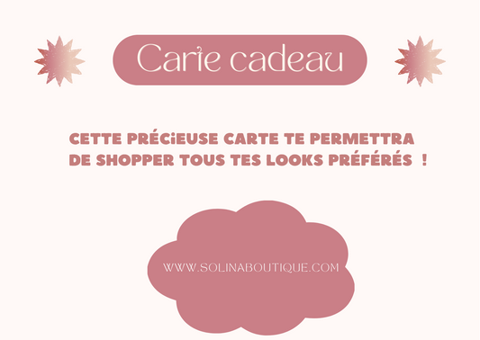 Carte-Cadeau Solina Boutique