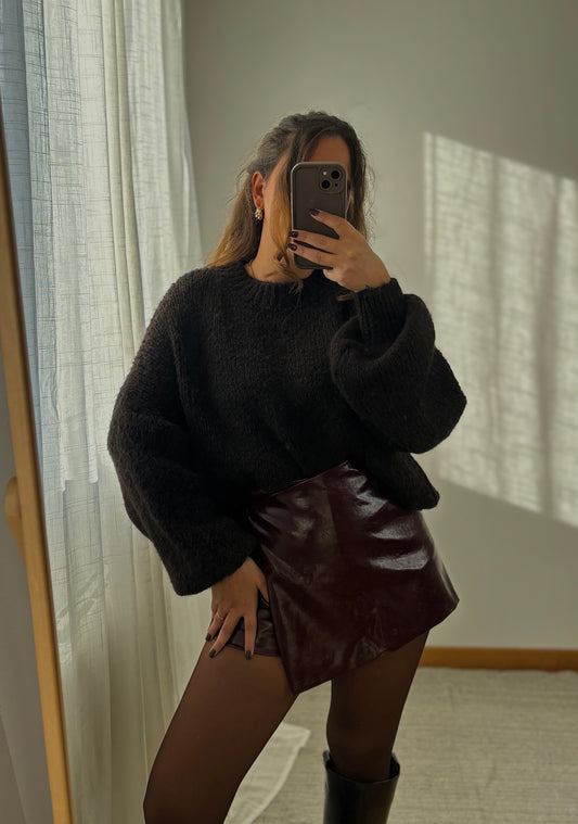 Pull Eva Marron foncé