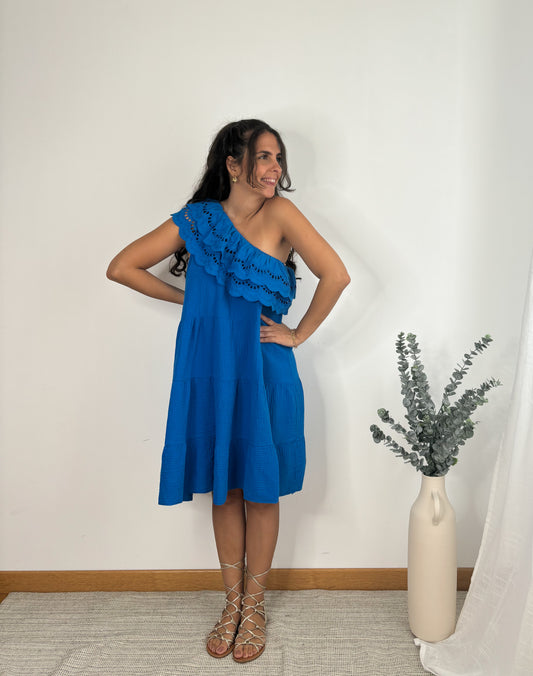 Robe Alma Bleu Roi GRANDE