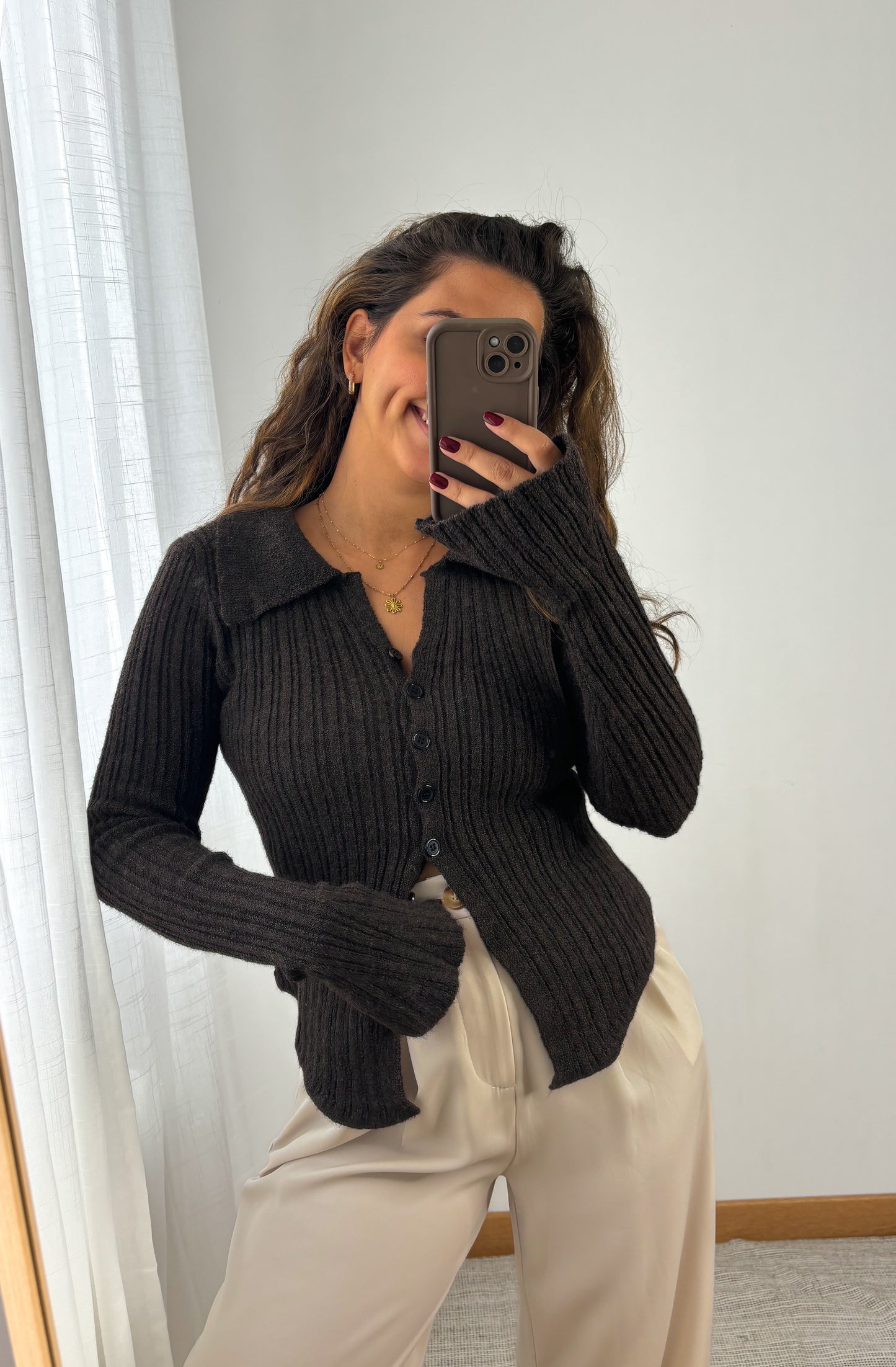 Gilet Miranda Chocolat